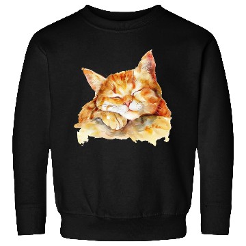 Discover cute happy funny cat for cat lover Sweatshirts