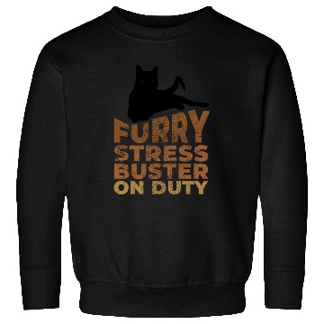 Discover Furry Stress Buster On Duty Sweatshirts