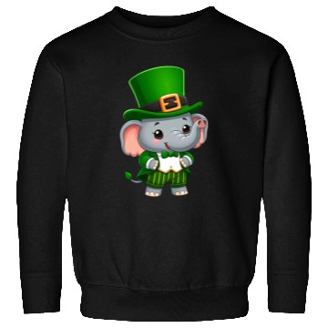 Discover St. Patrick's Day Elephant Green Sweatshirts