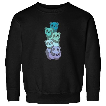 Discover Neptunic Flag Pride Lgbtq Cute Panda Pile Sweatshirts
