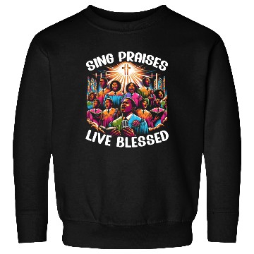 Discover Gospel Music Religious Bible Scripture Christian Sweatshirts