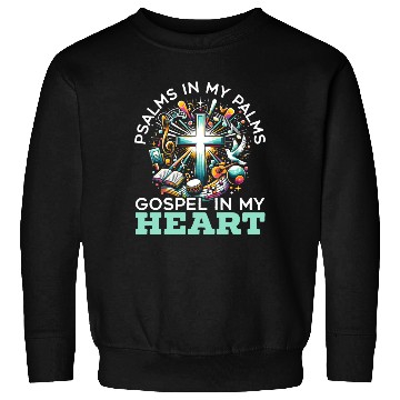 Discover Gospel Music Religious Bible Scripture Christian Sweatshirts
