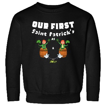 Discover Husband Wife ,Our First St Patrick's Day As Mr&Mrs Sweatshirts
