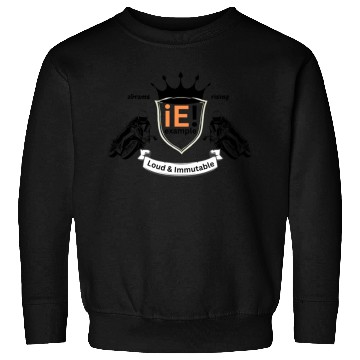 Discover iE example Loud and Immutable Graphic Sweatshirts