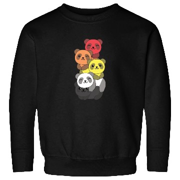 Discover Lithsexual Flag Pride Lgbtq Cute Panda Sweatshirts