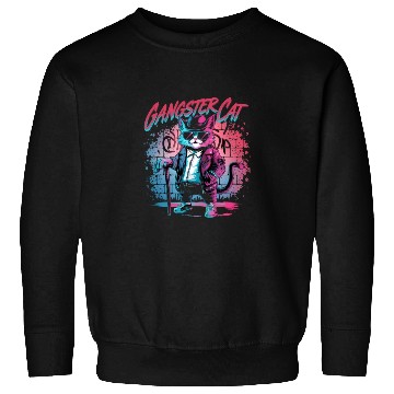 Discover Gangster cat Sweatshirts
