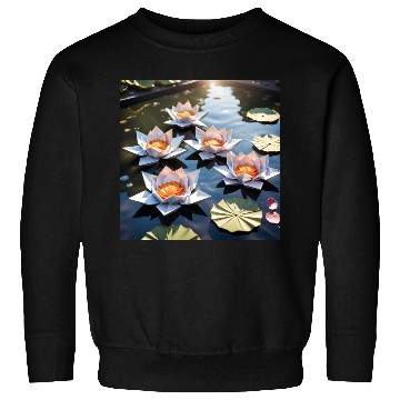 Discover Lotus Origami Sweatshirts