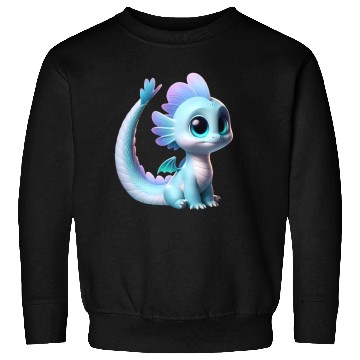 Discover Curious Baby Dragon Sweatshirts