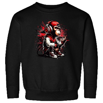 Discover "Groovy Monkey Swag" Sweatshirts