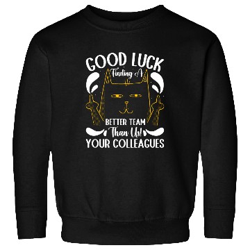 Discover Colleagues GOOD LUCK Finding a Better Team than Us Sweatshirts