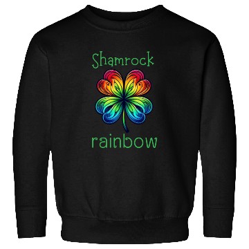 Discover LUCKY Shamrock Rainbow Sweatshirts