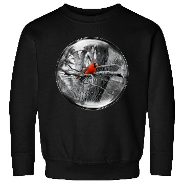 Discover Life in a Bubble Collection -Contrasting Cardinal Sweatshirts