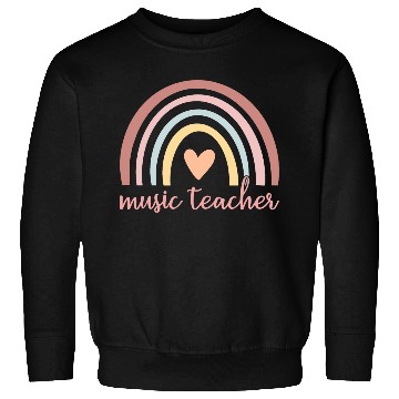 Discover Music Teacher I - Boho Rainbow Sweatshirts