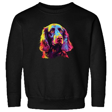 Discover Watercolor Colorful Field Spaniel Sweatshirts