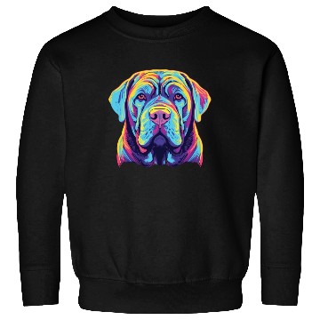 Discover Watercolor Colorful Neapolitan Mastiff Sweatshirts