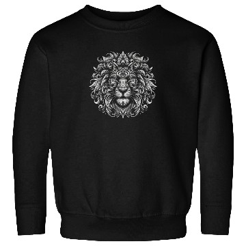 Discover Lion tattoo white color Sweatshirts