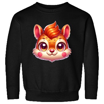Discover Cute Head Squirrel Animal Lover Design Sweatshirts