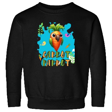Discover funny carrot parrot Sweatshirts