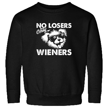 Discover No Losers Only Wieners Dog Sweatshirts