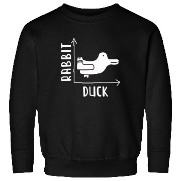 Discover Wittgensteins Rabbit Duck Illusion Sweatshirts