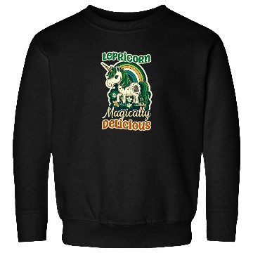 Discover Irish Unicorn St Patricks Lepricorn Delicious Sweatshirts