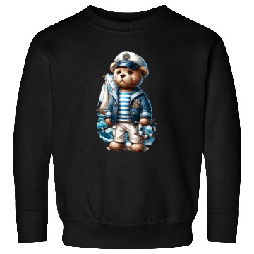 Discover Adventurous Teddy Bear Sailing Sweatshirts