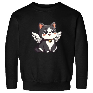 Discover Kawaii Cat Angel Sweatshirts
