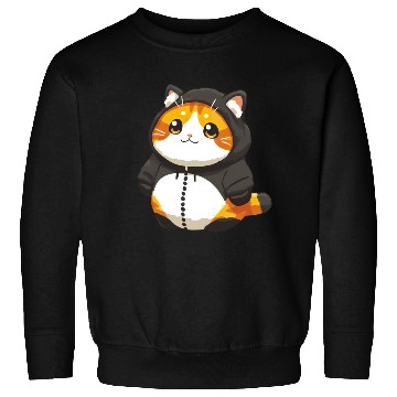 Discover Orange Cat Kawaii Feline Sweatshirts