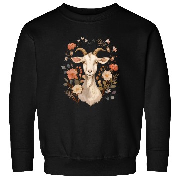 Discover Goat Flowers Farmer Gift Sweatshirts
