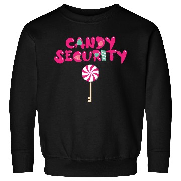 Discover Candy Security Mom Dad Matching Birthday Costume Sweatshirts