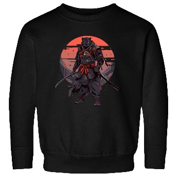 Discover Samurai Katana Sword Japanese Panhter Sweatshirts
