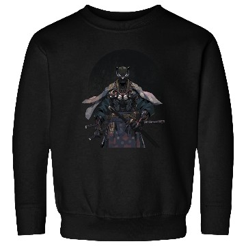 Discover Anime Panther Warrior Samurai katana Sweatshirts
