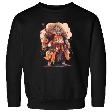 Discover Samurai Katana Sword Anime Lion Manga Warrior Sweatshirts