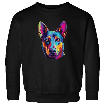 Discover Watercolor Colorful Australian Kelpie Sweatshirts