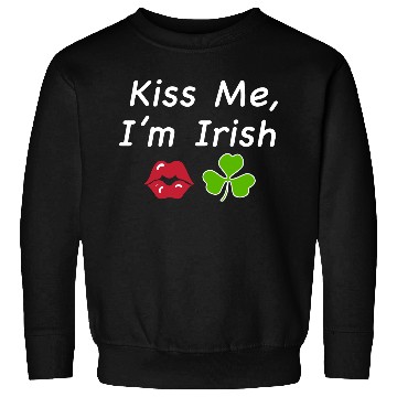 Discover St Patricks Kiss Me I'm Irish Trendy Baby Sweatshirts, Y2k