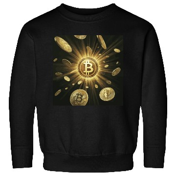 Discover Bitcoin Explosion-dynamic Crypto Design Sweatshirts