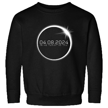 Discover Total Solar Eclipse 2024 Sweatshirts