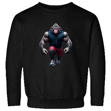 Discover "Prime Ape: The Muscular Monkey" Sweatshirts