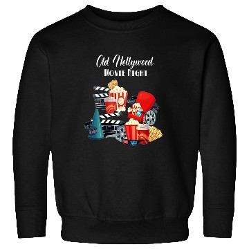 Discover Popcorn Vintage Movie Night Sweatshirts