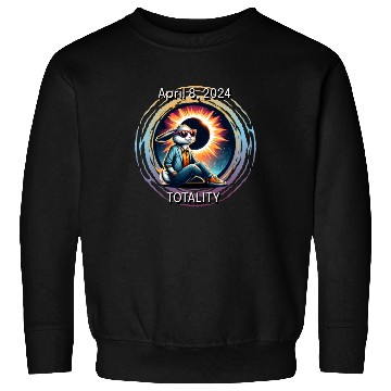 Discover Cool Rabbit Solar April 8, 2024 Eclipse Totality Sweatshirts
