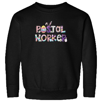 Discover Easter Postal Worker Life Easter Day Party Sweatshirts