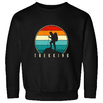 Discover Camping & Trekking Adventure Sweatshirts for Explorers