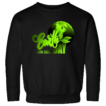 Discover Earth day black bg Sweatshirts