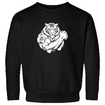 Discover Tiger Biceps Tattoo I Love Mom Sweatshirts