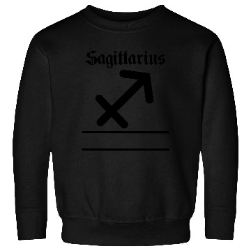 Discover Sagittarius zodiac sign with above letters Sweatshirts