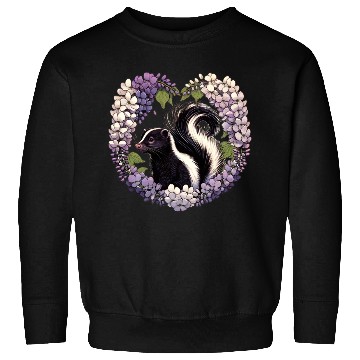 Discover Spring Skunk Lilacs Sweatshirts