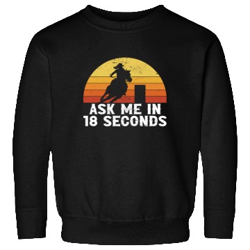 Discover Funny Horse Barrel Racing Barrel Racer Sweatshirts