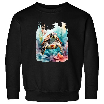 Discover Colorful turtle Sweatshirts
