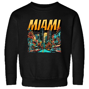 Discover Miami Vibes: Tropical Paradise Sweatshirts
