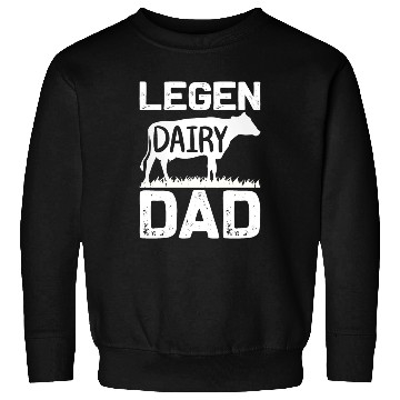 Discover Legen Dairy Dad Cow Farmer Sweatshirts